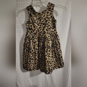 Janie and Jack Bow back Cheetah Girls Dress, Size 3 years